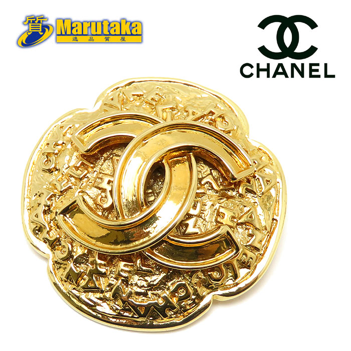 CHANEL シャネル CC ロゴブローチ GP