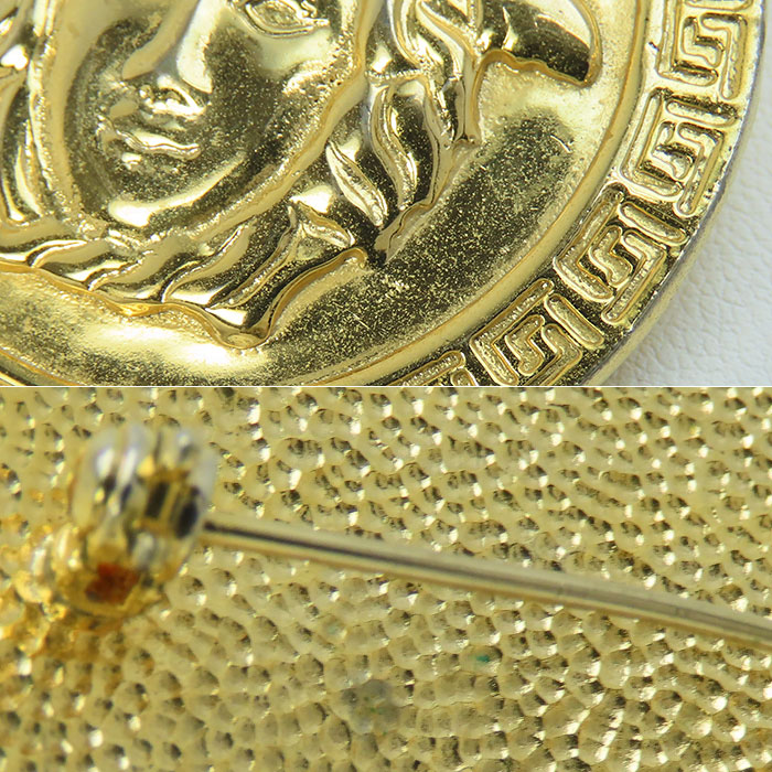 楽天市場】ジャンニ ヴェルサーチ メデューサ ブローチ GP