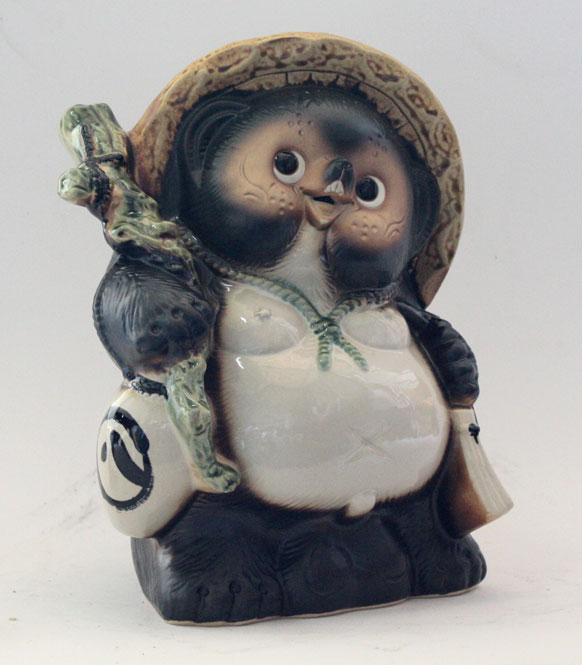 信楽焼 たぬき オス 楽天市場】信楽焼 陶器 たぬき お願い狸オス 7号