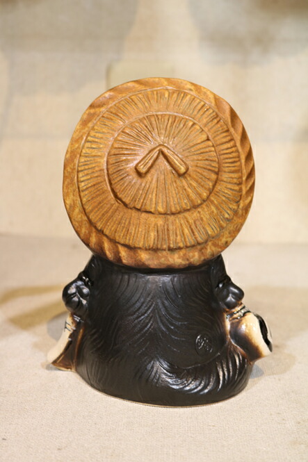 ☆ 狸 火鉢 径73～77cm 信楽焼 焼きキズ有り 狸 火鉢 径73～77cm