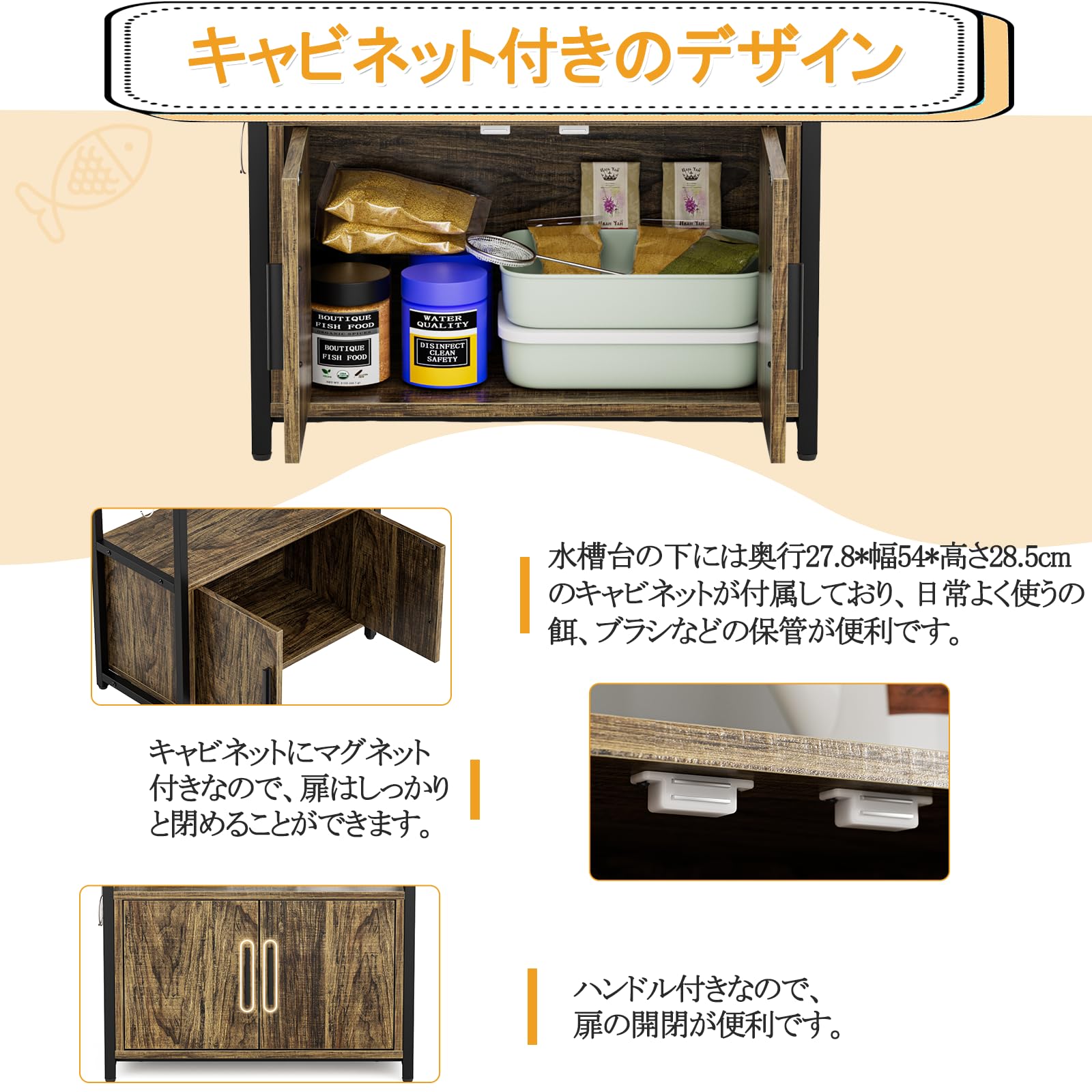 楽天市場】♪2/4/20時スタート☆半額SALE♪水槽台 60cm水槽用 組立式