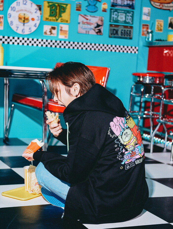 ロットングラフティー ゆめまぼろしひとや ジップパーカー Lサイズ