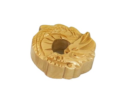 楽天市場】つげ根付 龍 （金具：五色） : 人形の一藤