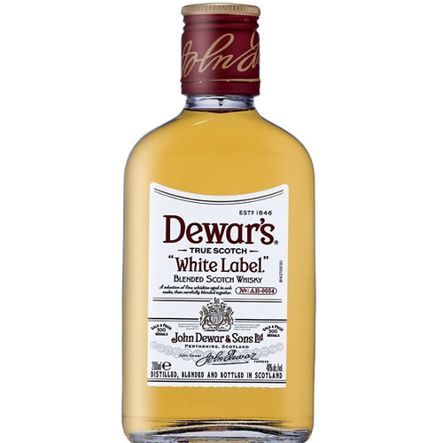 楽天市場】デュワーズ ホワイト ラベル 200ml ポケットサイズ 40度