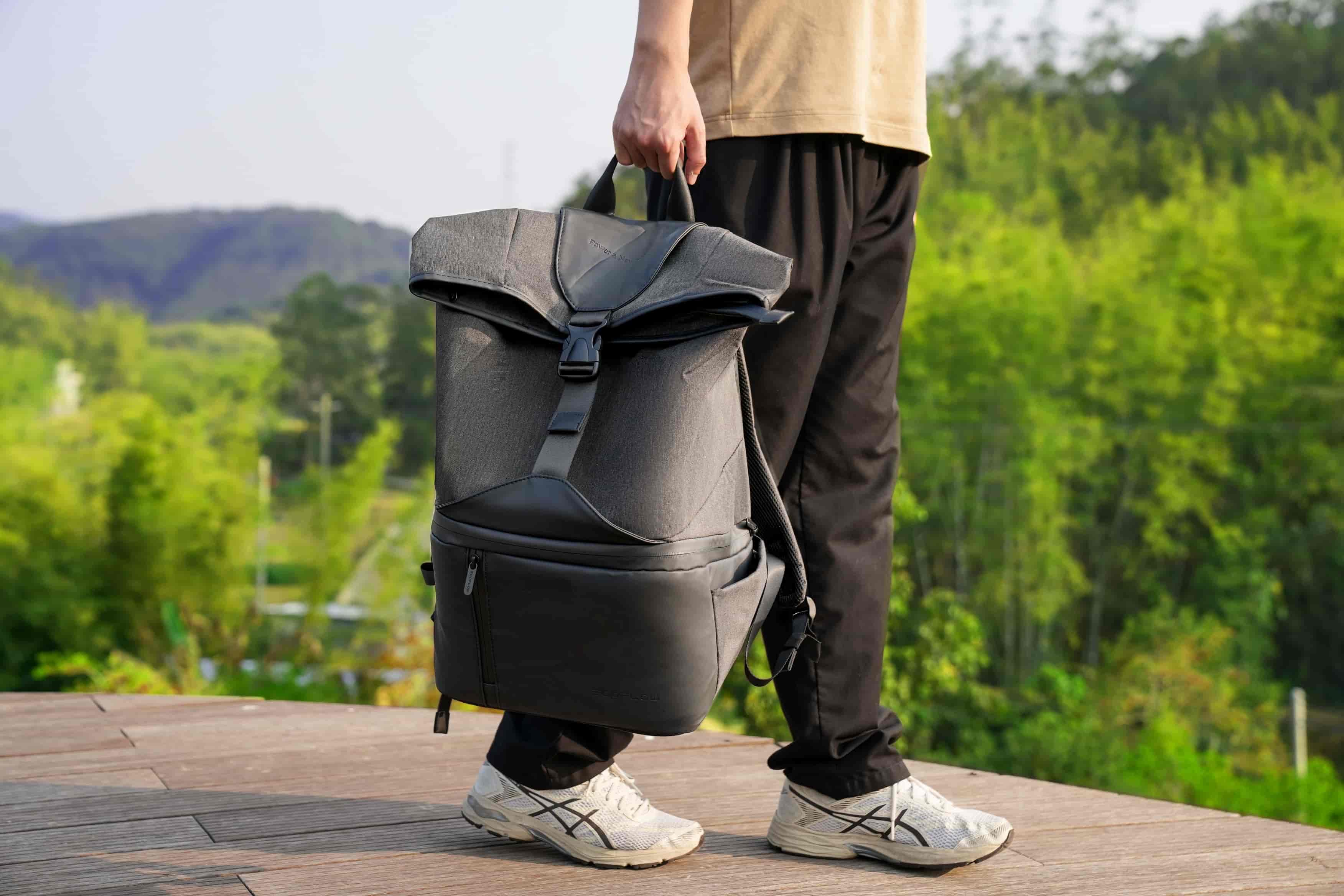 楽天市場】EcoFlow ロールトップリュックポータブル電源用収納バッグ