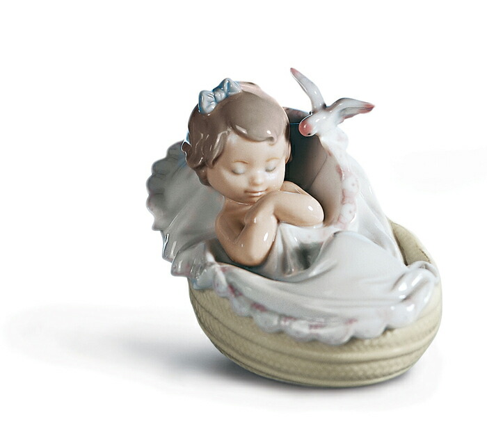 楽天市場】私の夢 LLADRO 【正規品】リヤドロ 赤ちゃん 女の子 女