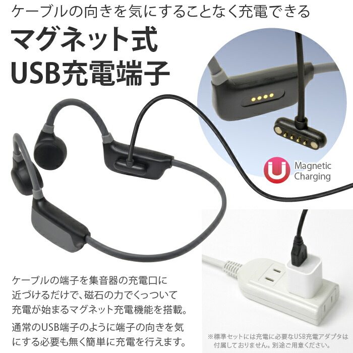 楽天市場】骨伝導 集音器 ヘッドホン ワイヤレス イヤホン 福耳 ボーン