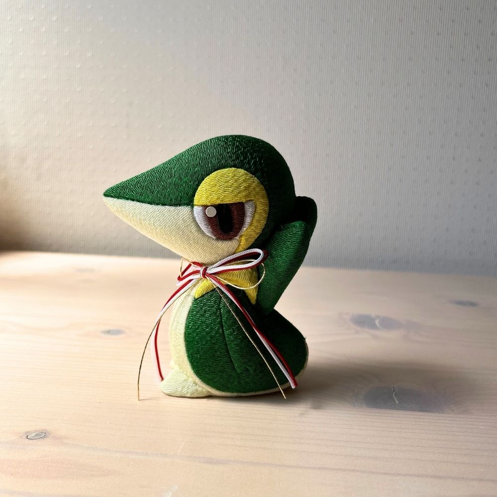 楽天市場】ポケモン Pokemon 真多呂人形 ツタージャ 江戸木目込み人形