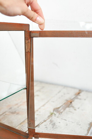 リメイク品 アンティークガラスケース 2段飾り棚 楽天市場