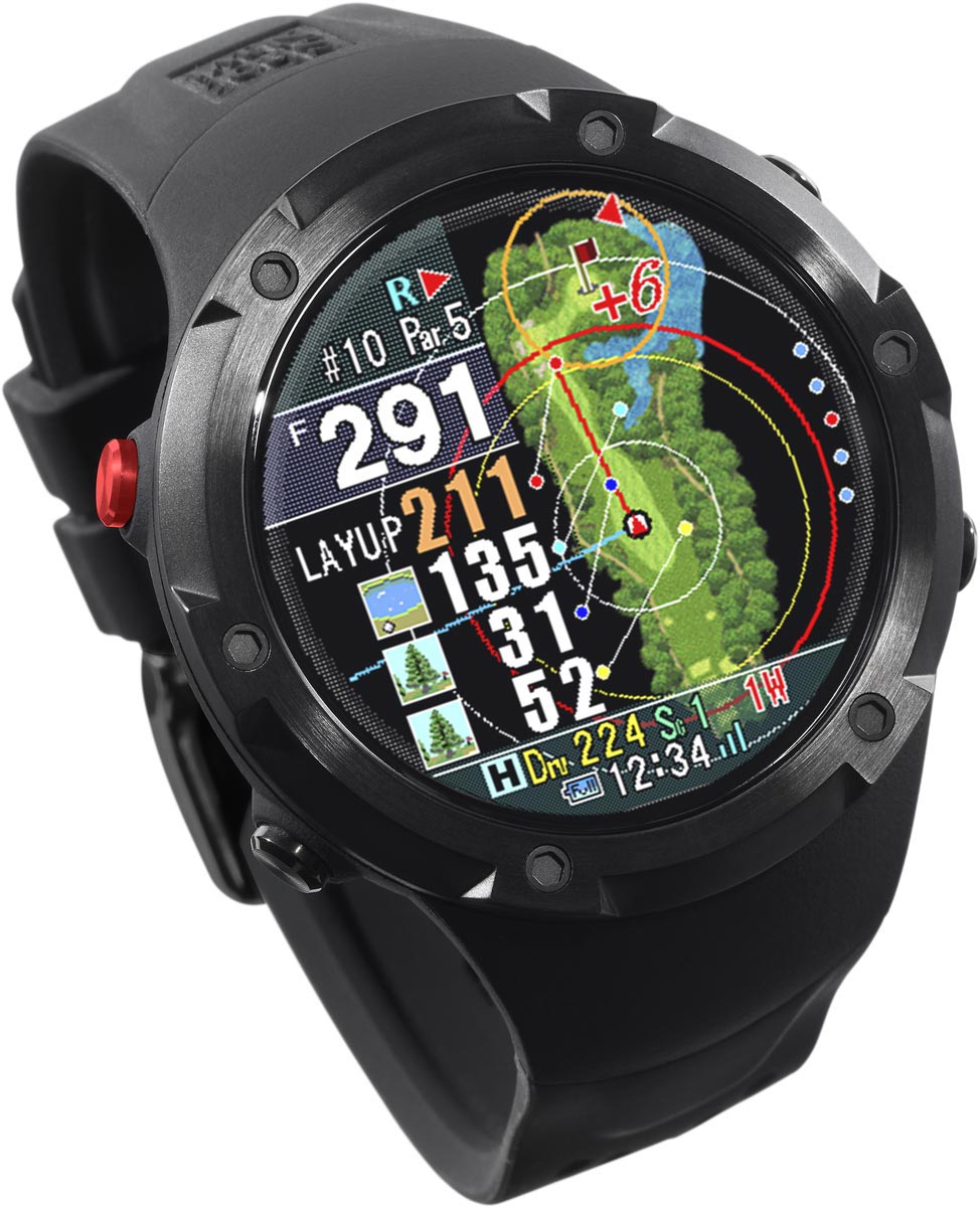 Shot Navi Evolve PRO Touch ゴルフGPSウォッチ 黒 ショットナビ Shot