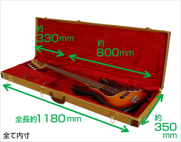 木*な様 ジャズベース レッド BUSKER'S ケース付き 10269】 BUSKER'S