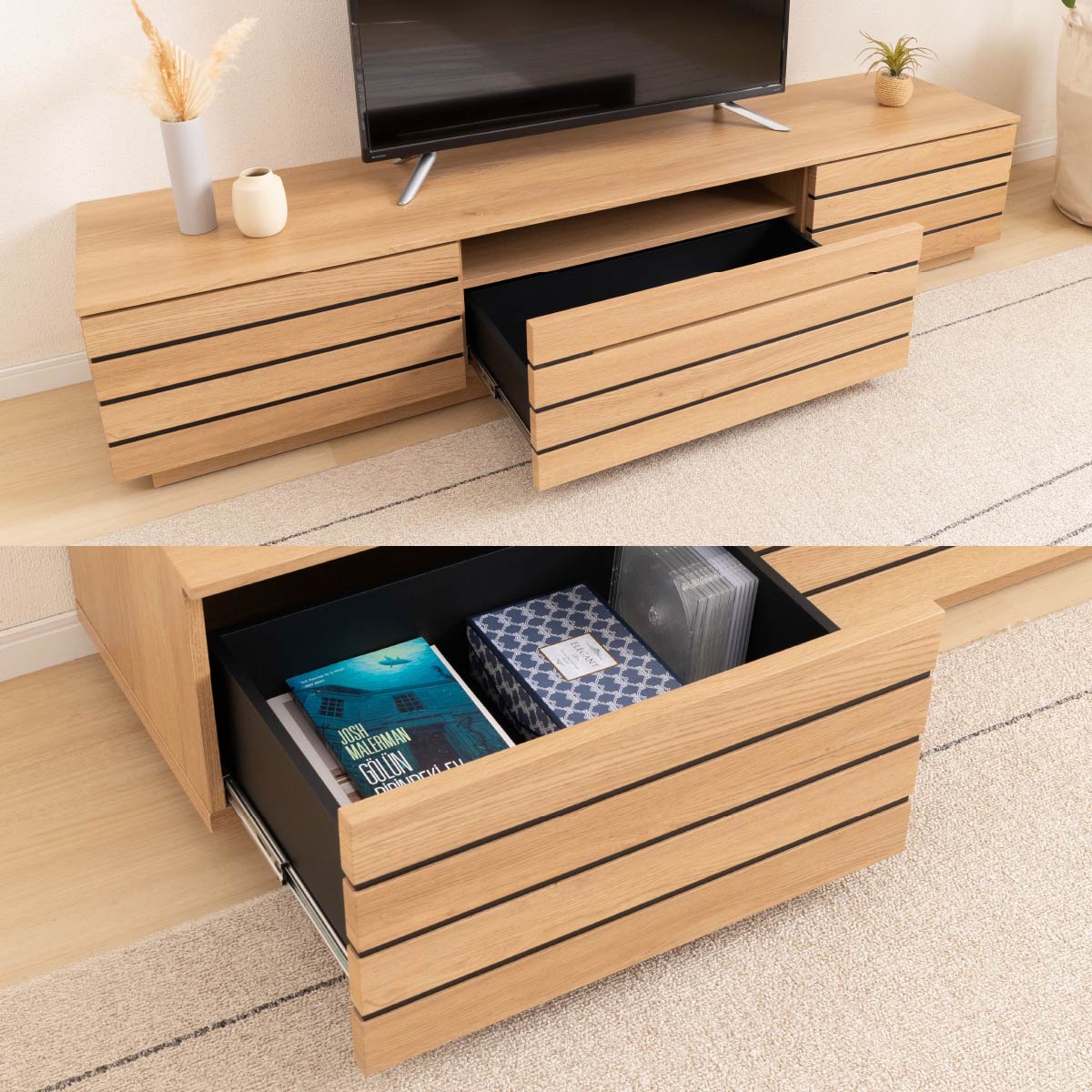 楽天市場】テレビボード 180 cm 完成品 おしゃれ テレビ台 180cm