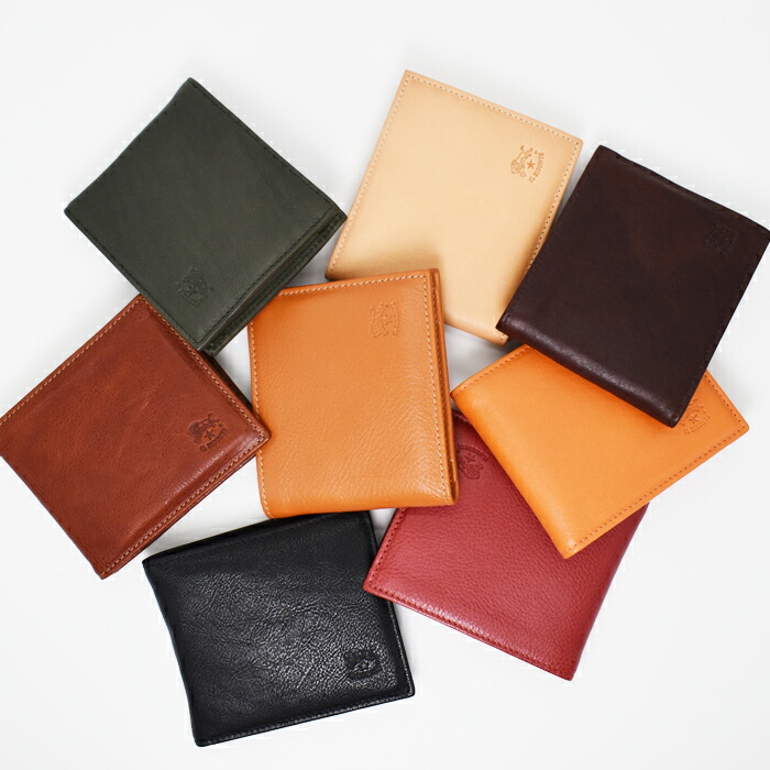 楽天市場】IL BISONTE イルビゾンテ 二つ折り財布 小銭入れ付き SBW007