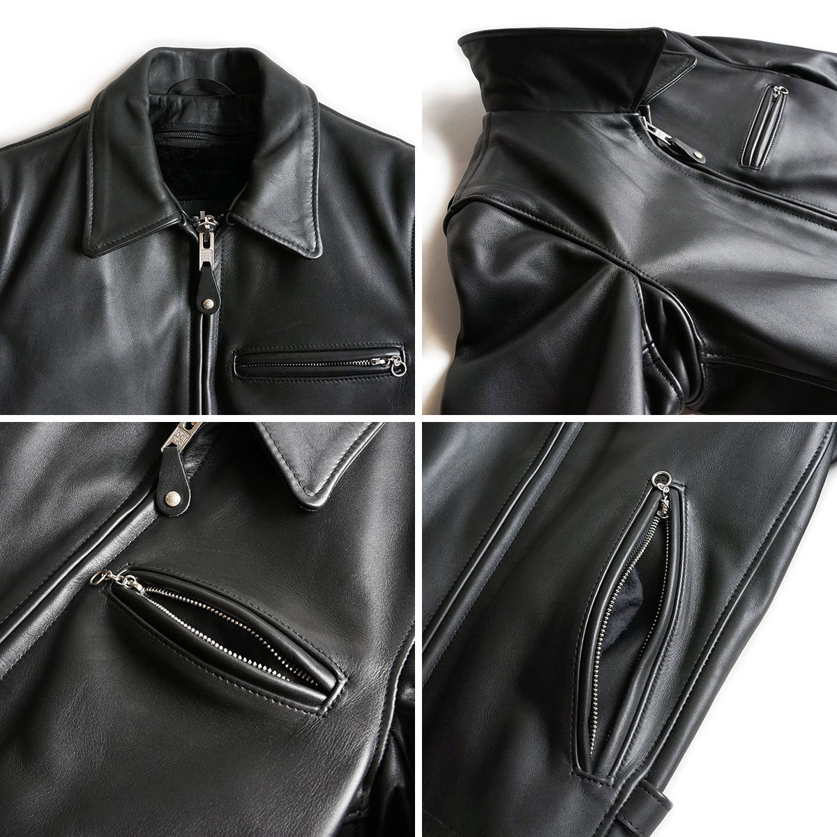 楽天市場】ショット SCHOTT 643 当店別注 襟付き シングルライダース