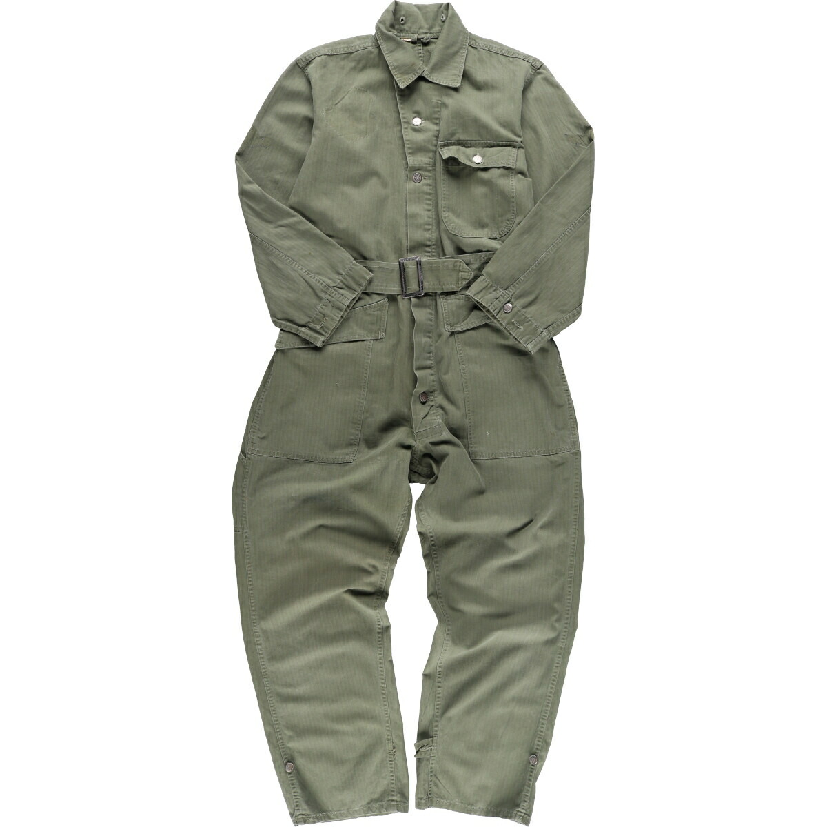 40's US ARMY M-43 HBT つなぎ all-in-one S / アメリカ軍 米軍実物