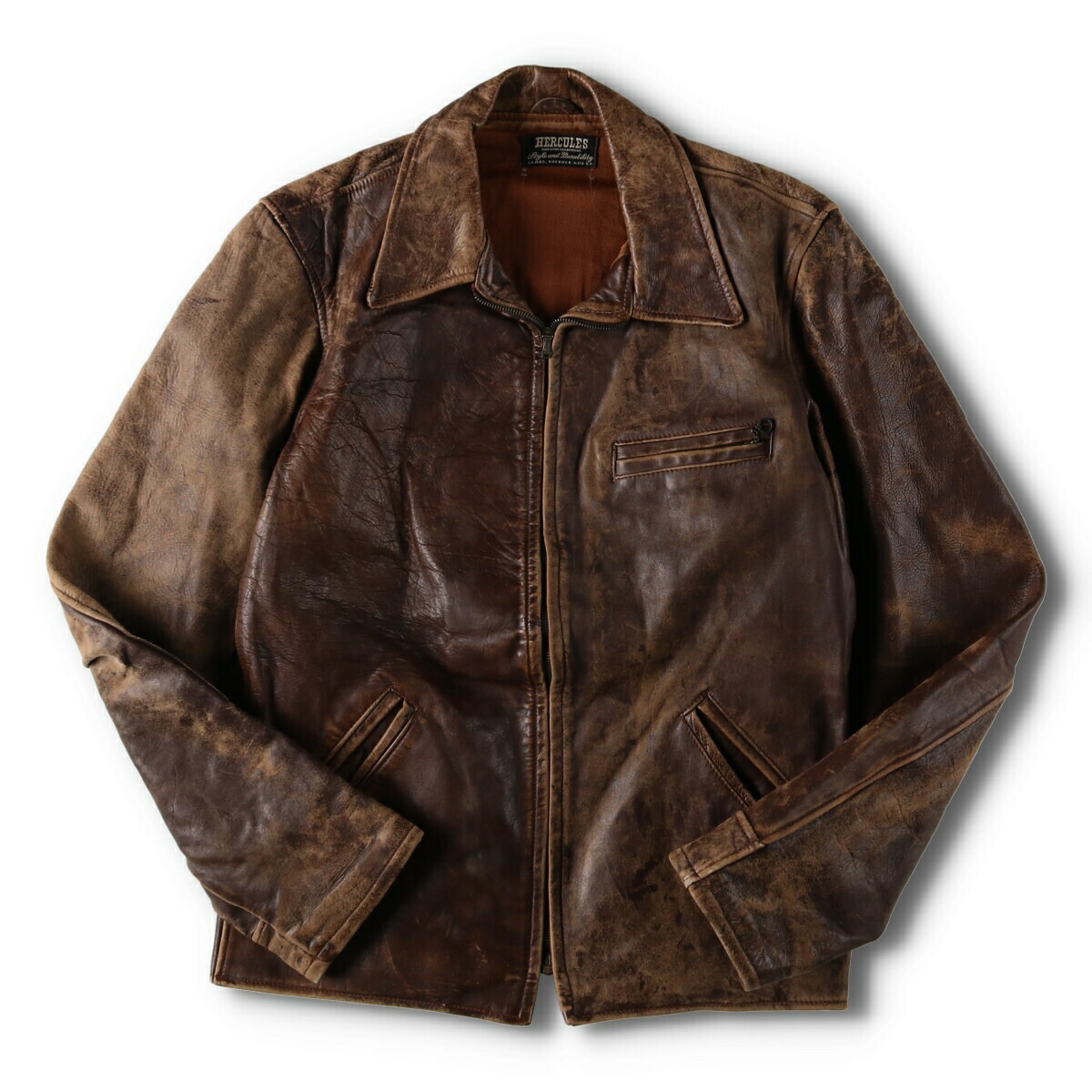楽天市場】古着 50'S ヘラクレス Hercules スポーツジャケット レザー
