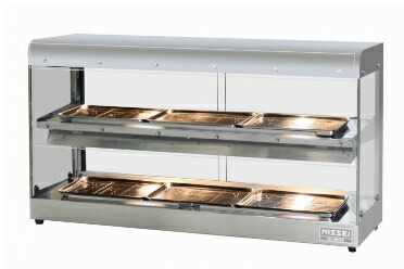 楽天市場】ニッセイ ホットショーケース NH-302 オールステンレス 温度