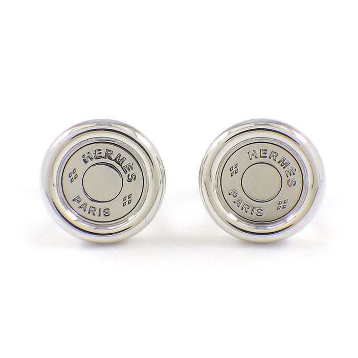 楽天市場】エルメス HERMES ピアス ガンバード クルー・ド・セル