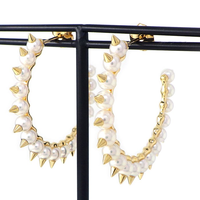 楽天市場】タサキ 田崎真珠 TASAKI ピアス フープ デインジャー