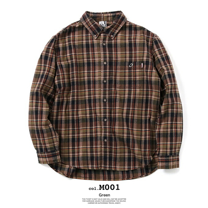 楽天市場】【SALE!!】 【 CHUMS チャムス 】 Plaid Nel Shirt チェック