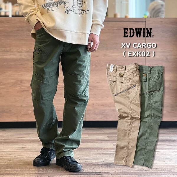楽天市場】【即日/裾上げ無料】EDWIN XV エドウィン カーゴパンツ