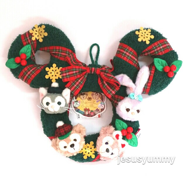 楽天市場】ダッフィー＆フレンズ リース ミッキー形 ダッフィーの