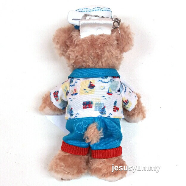 サニーファン2019 ディズニー ダッフィ ぬいぐるみバッジ キーホルダー