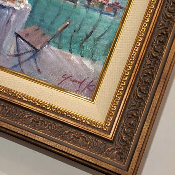 楽天市場】絵画 「Reward for myself」 油彩画 油絵 F3 額付き Yumi