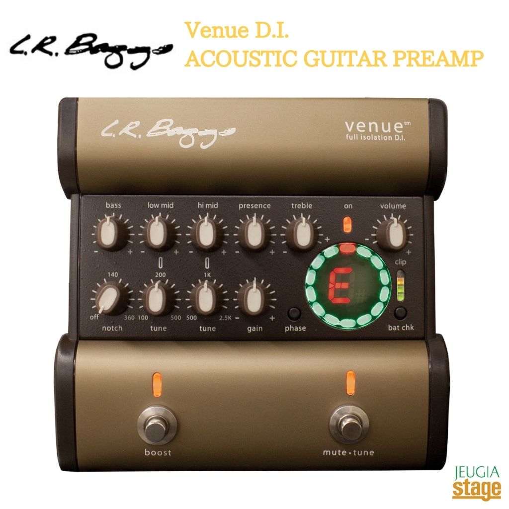 楽天市場】L.R.Baggs Venue D.I. ACOUSTIC GUITAR PREAMPLRバッグス