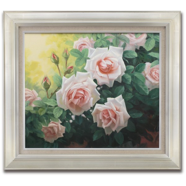 リアリズム 肉筆油彩画 【競馬】 大作 リアリズム 肉筆油彩画