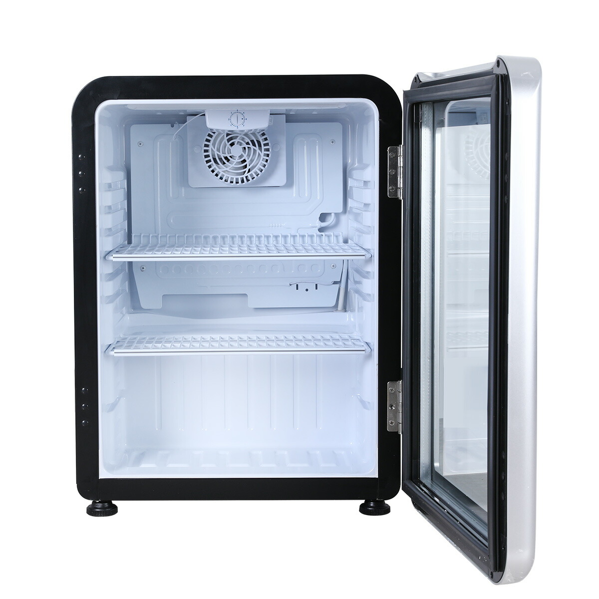 楽天市場】【立春セール!!】 68L 黒 レトロ 冷蔵ショーケース 小型 HJR