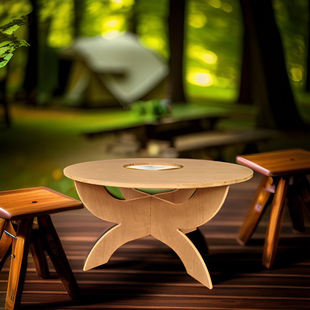 YAMAGOMORY 八卓 七輪テーブル 折り畳み キャンプテーブル YAMAGOMORY