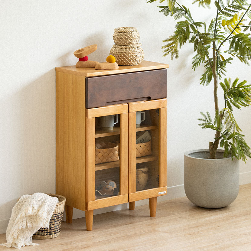 ガラス扉 キャビネット コンパクト」の人気商品一覧 | 安い商品を通販