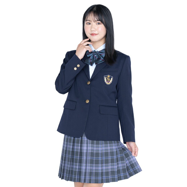 楽天市場】女子用制服ブレザー紺・軽量ストレッチ・ウォッシャブル S