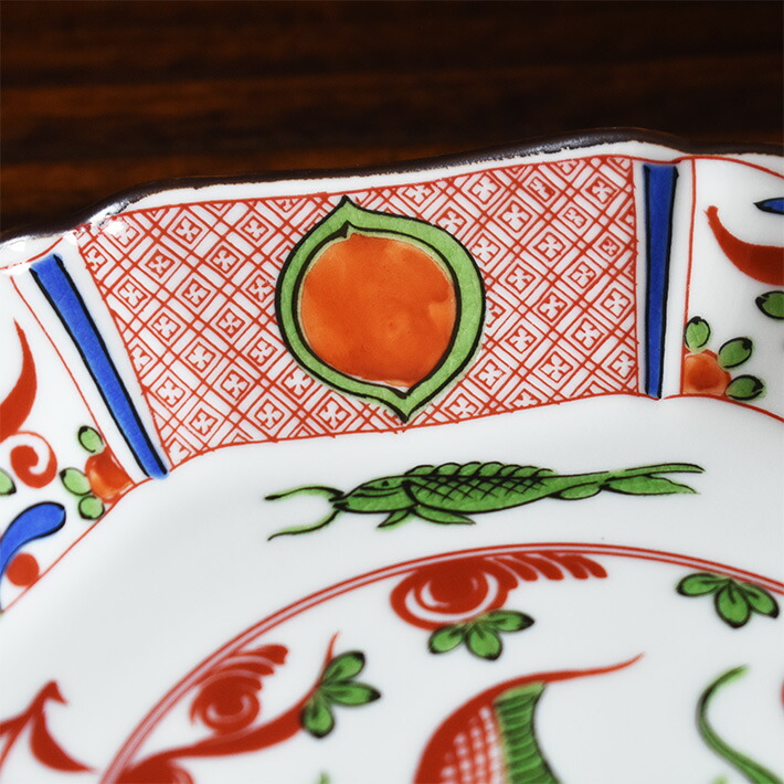 楽天市場】九谷焼 中皿 セット 赤絵鳳凰（ 和食器 取り皿 おしゃれ