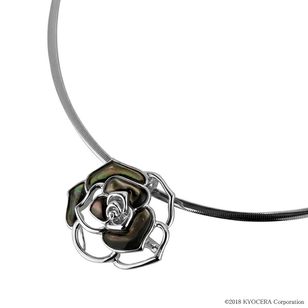 黒蝶ケシ真珠 マルチリーフデザイン ブローチ兼用ペンダントトップ 黒