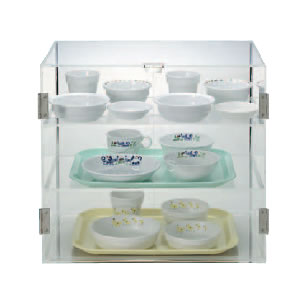 楽天市場】送料無料!アクリル製サンプルケース 3段 SC-3[保育園