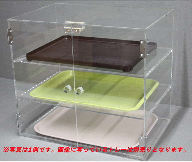 楽天市場】送料無料!アクリル製サンプルケース 3段 SC-3[保育園