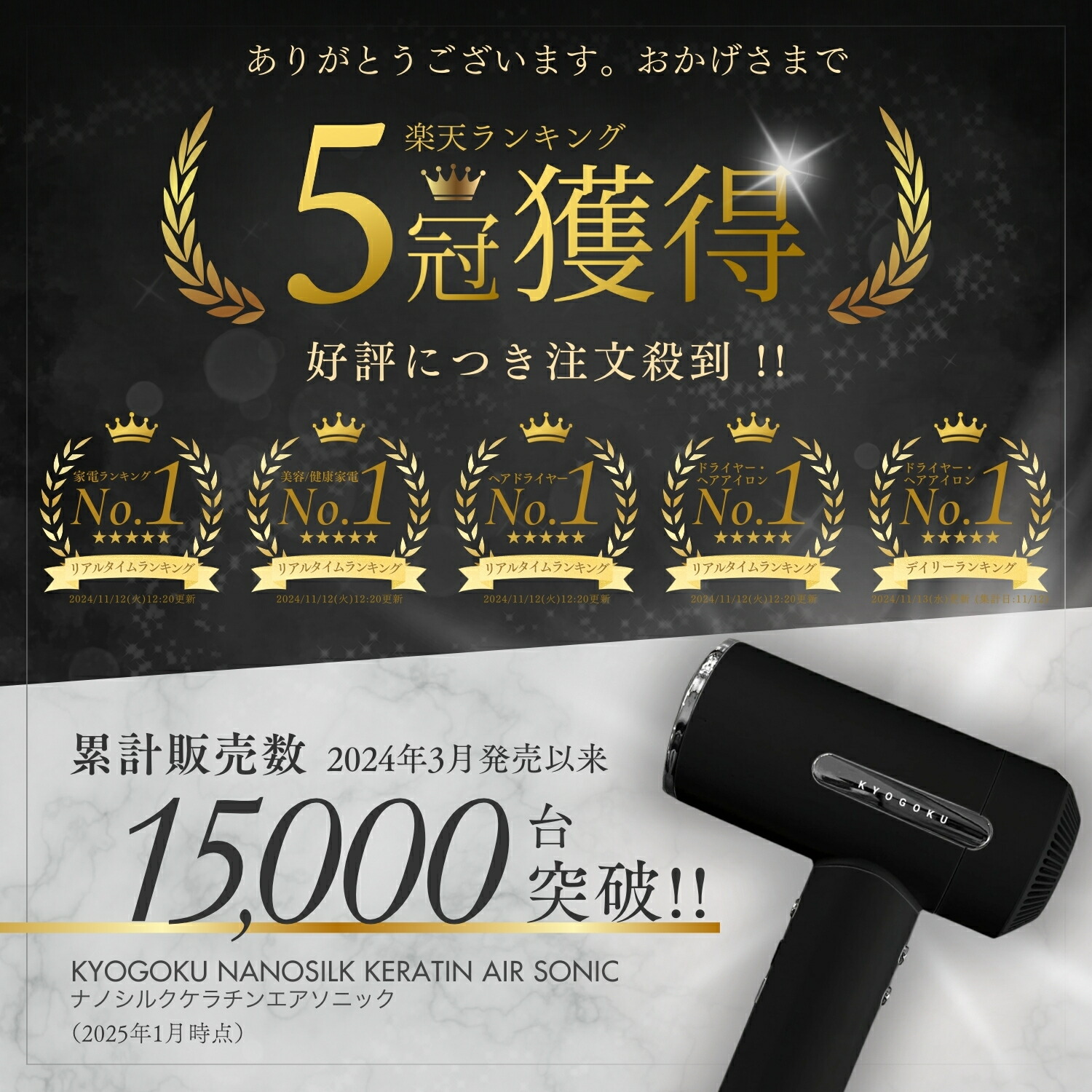 楽天市場】公式 クーポンで最大36%OFF 【 KYOGOKU ナノシルクケラチン