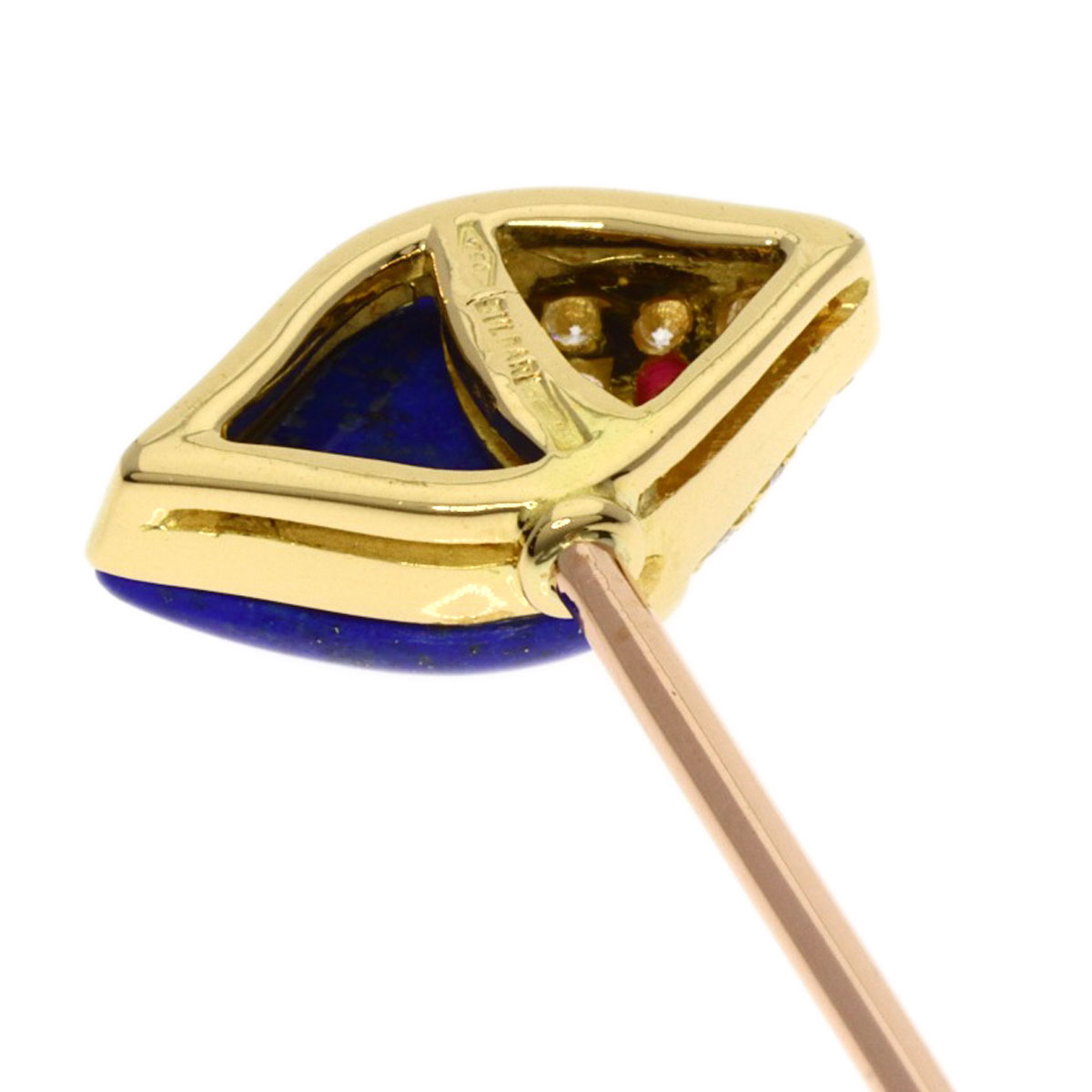 楽天市場】ブルガリ ナチュラリア ピンブローチ ラピスラズリ