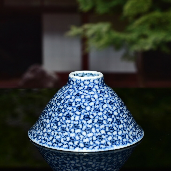 ☆清水焼名品/小紋桜七宝『お茶呑み素極』正峰造☆逸品希少