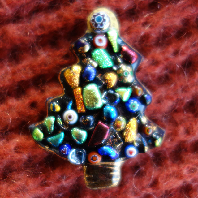 七宝焼クリスマスオーナメント3個セットC 新商品】現品限り｜ブローチ