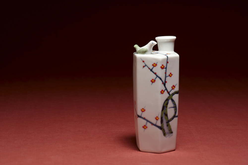 楽天市場】うぐいす徳利 （梅染錦）【酒器】 : 菊水ショップかよいぐら