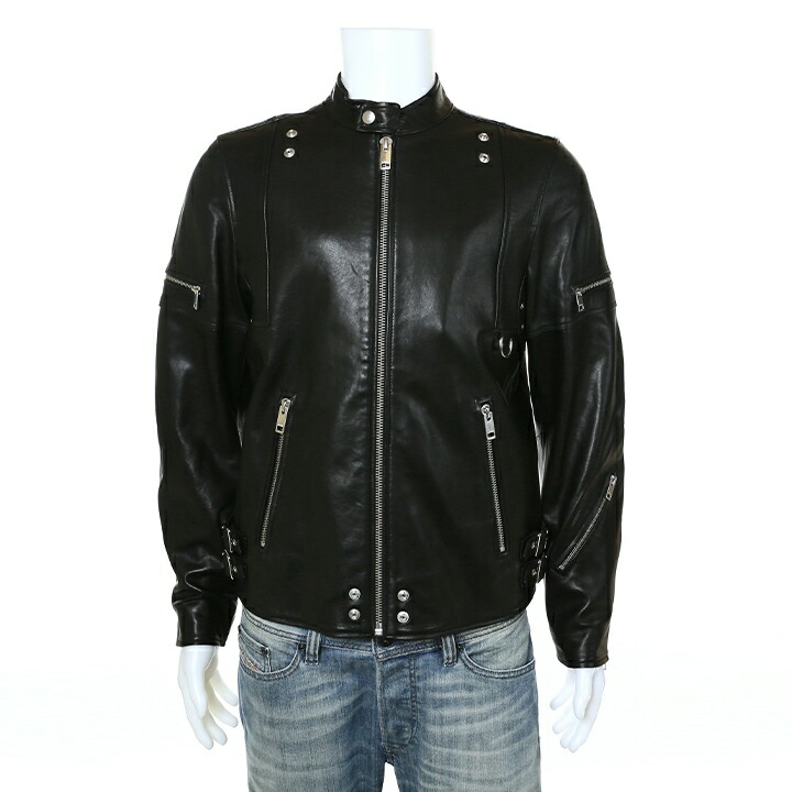 楽天市場】□DIESEL ディーゼル メンズ□羊革 本革 シングルライダース