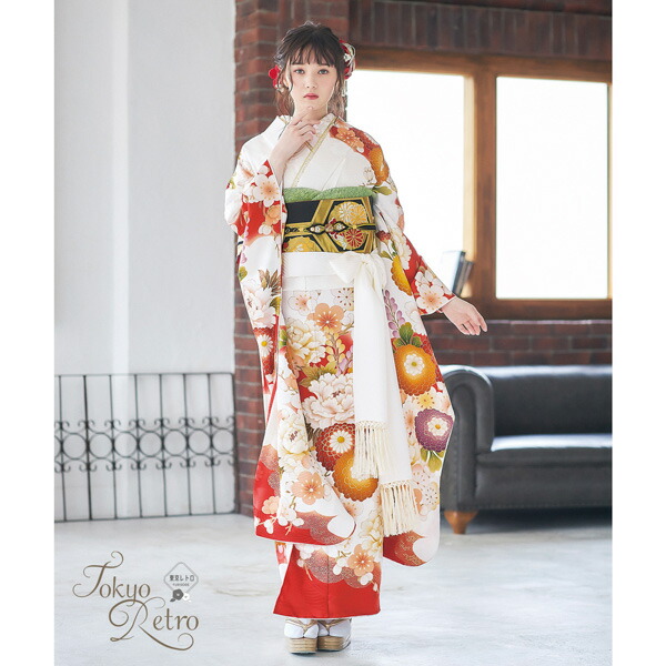 楽天市場】(卒業式応援Point10倍 2/19迄) 未仕立て 振袖 22点セット