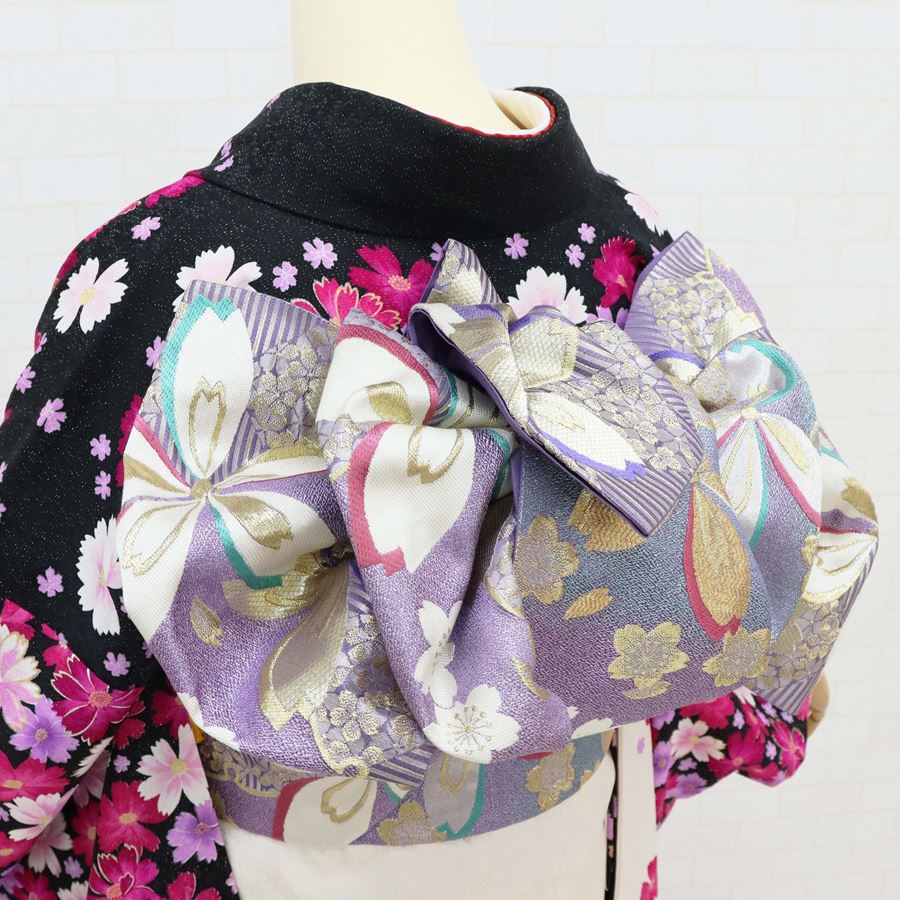 楽天市場】振袖 中古 フルセット 長襦袢 袋帯 帯締め 帯揚 重ね衿付き