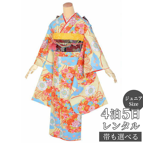 楽天市場】【レンタル】ジュニア 振袖 レンタル フルセットレンタル 薄