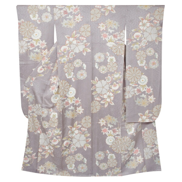 楽天市場】【成人式 振袖 レンタル】RS052 正絹 藤色 紗綾桜に菊フル