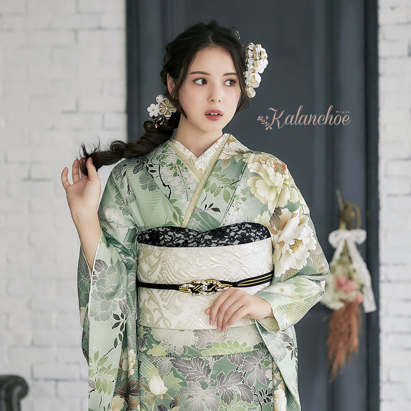 楽天市場】成人式早割クーポン10％オフ【振袖 レンタル】RS2055 正絹