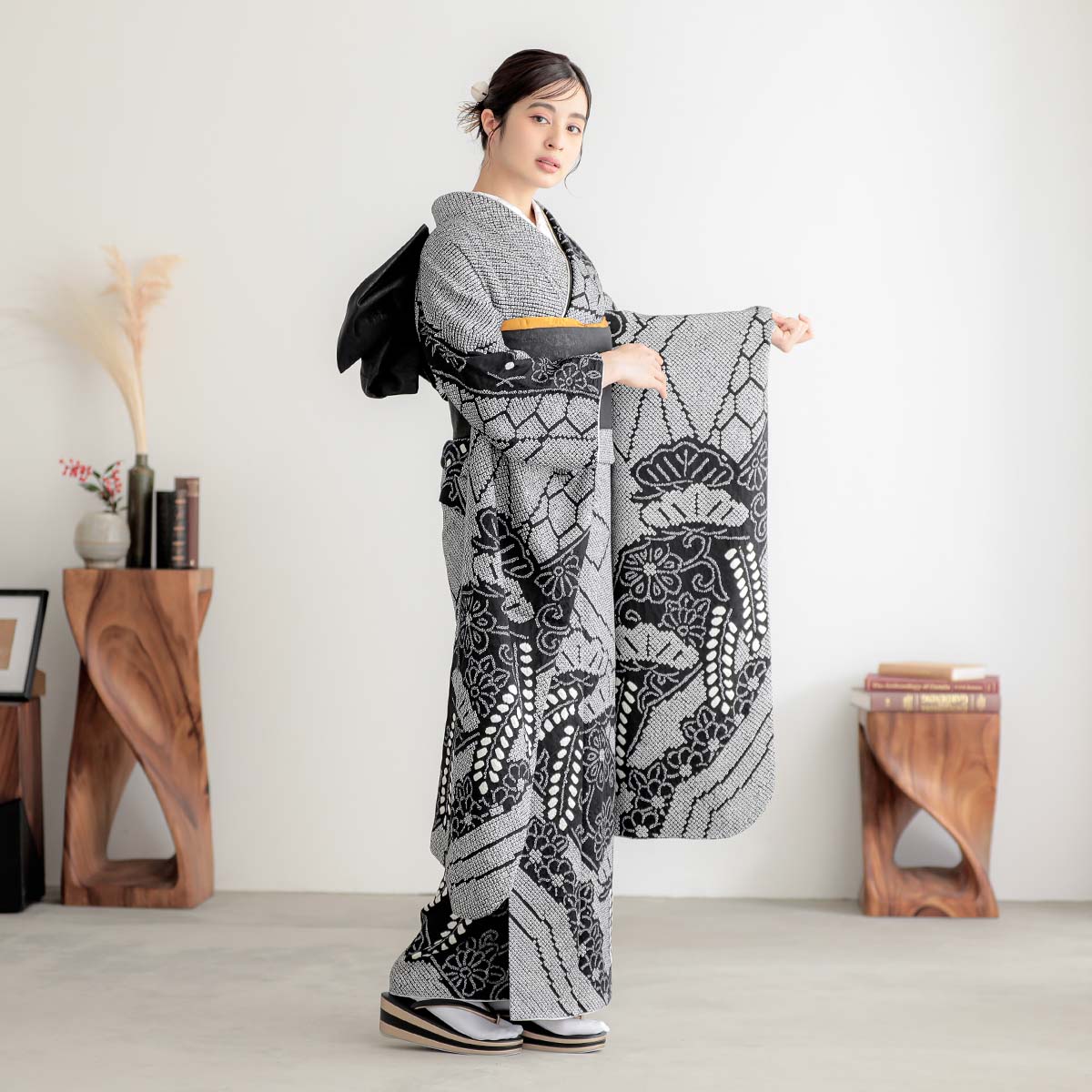 楽天市場】成人式早割クーポン10％オフ【振袖 レンタル】RS2180 正絹